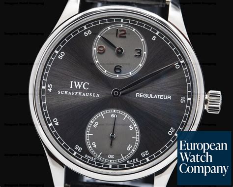 IWC Portuguese Regulator 18K White Gold Grey Dial 43MM